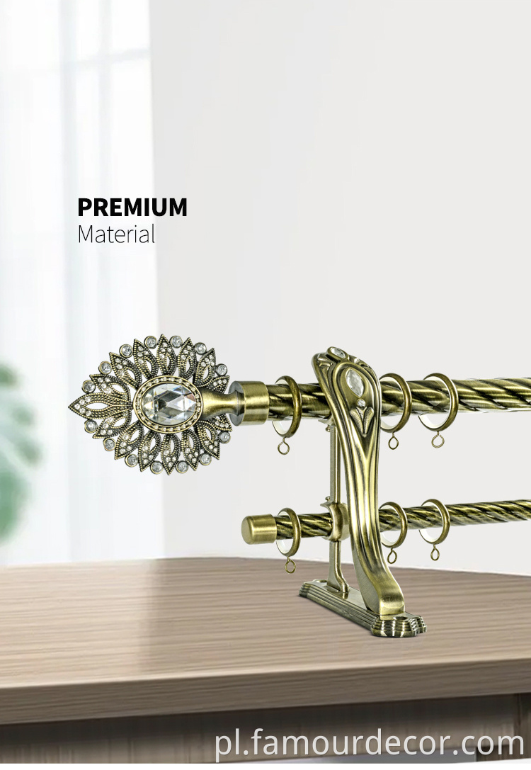 Algerian Style Curtain Rod with Drill